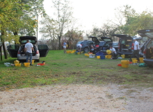 Pescatori all'agriturismo Al Giuggiolo